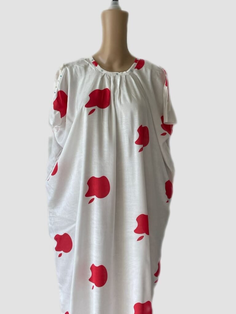 white and red apple baati