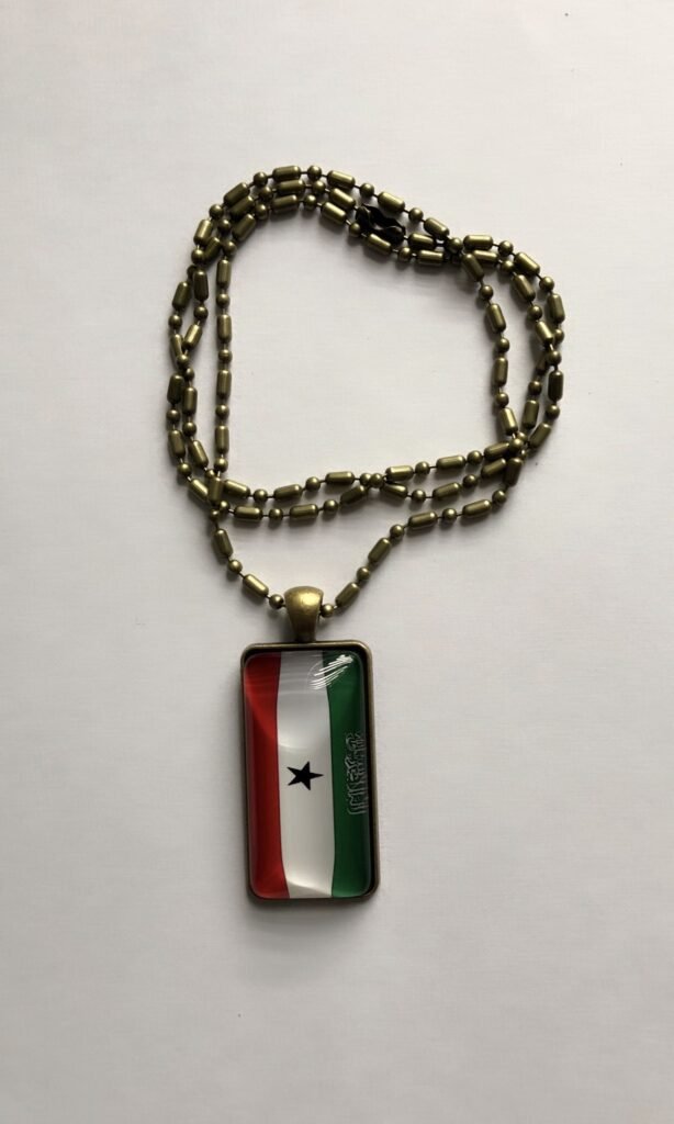 Somaliland flag neckless