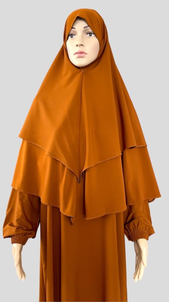 Set hijab sky russet