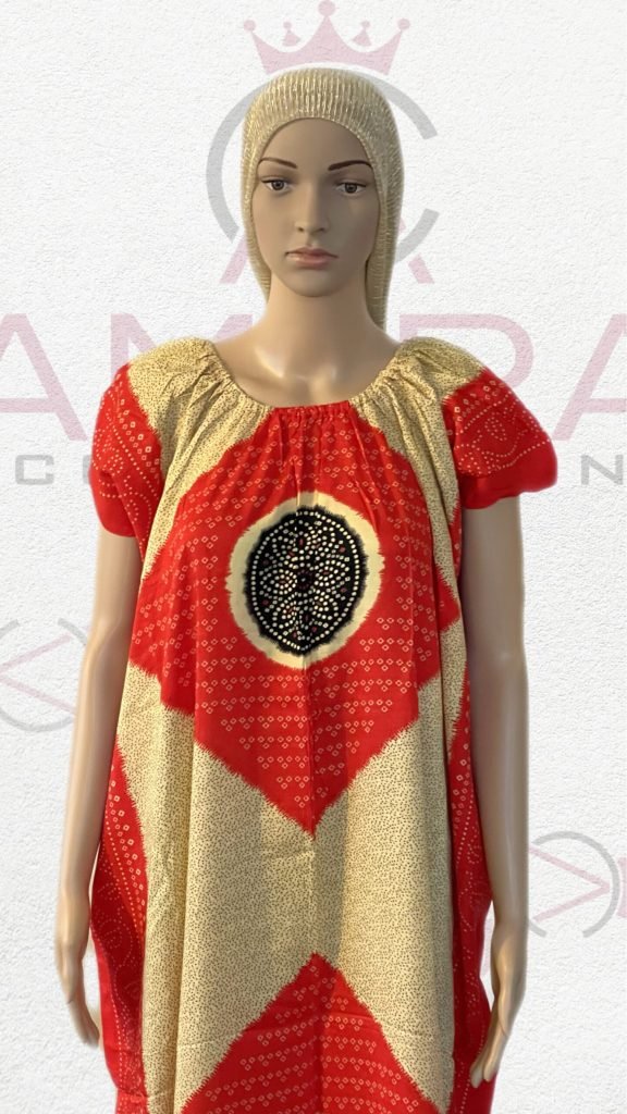 Red Shash Baati Dress